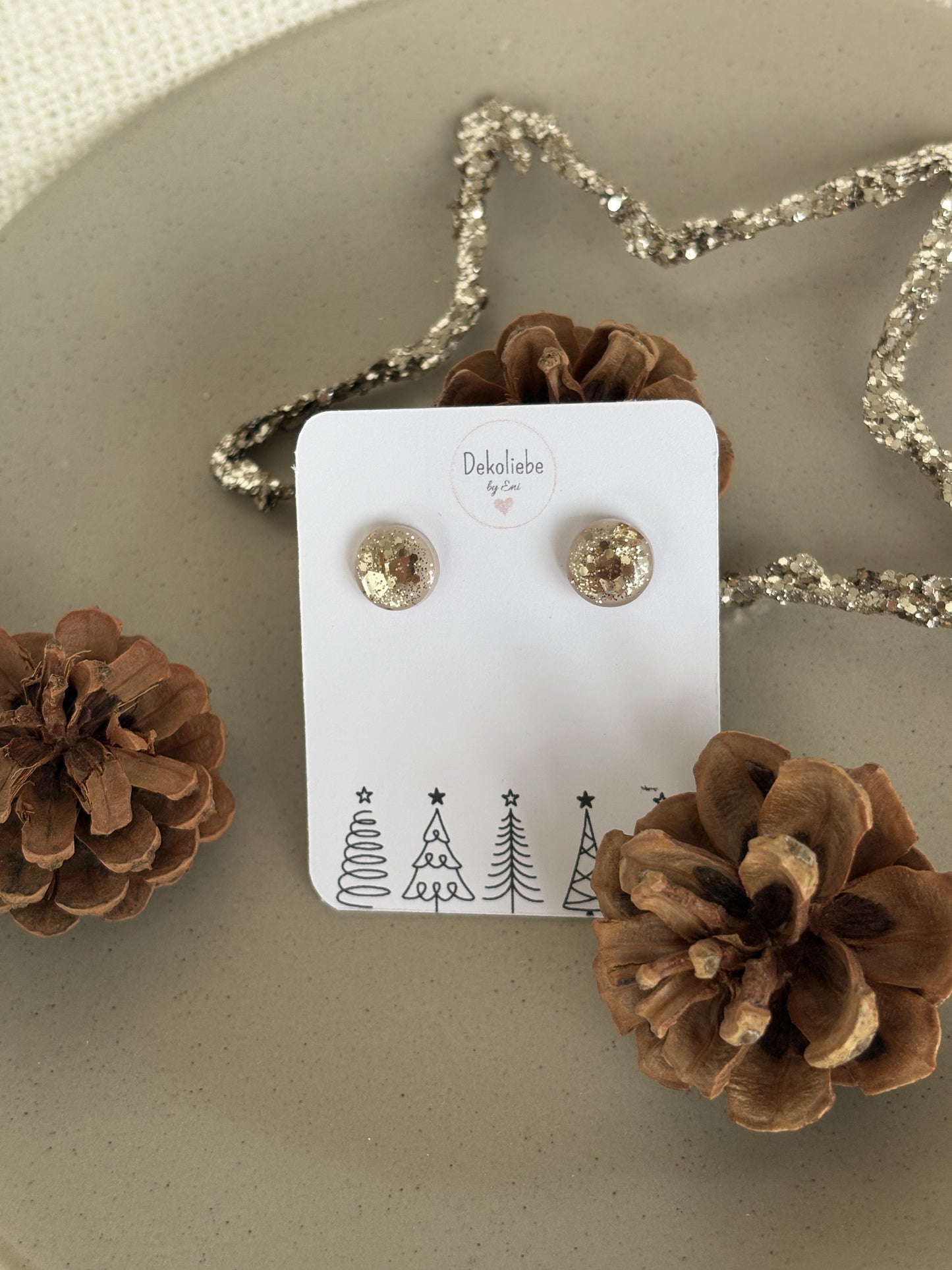 Ohrstecker „Champagner“