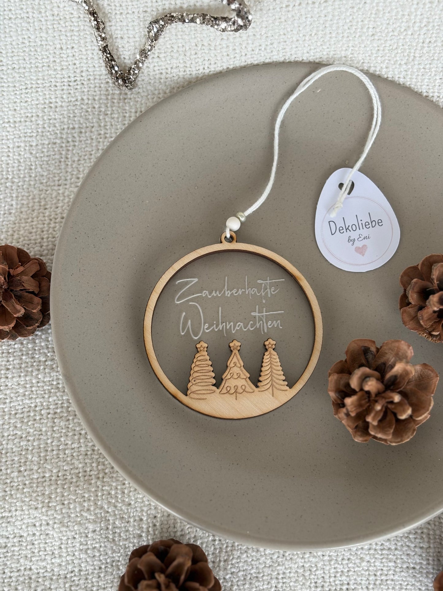 3D-Dekoring „Zauberhafte Weihnachten“