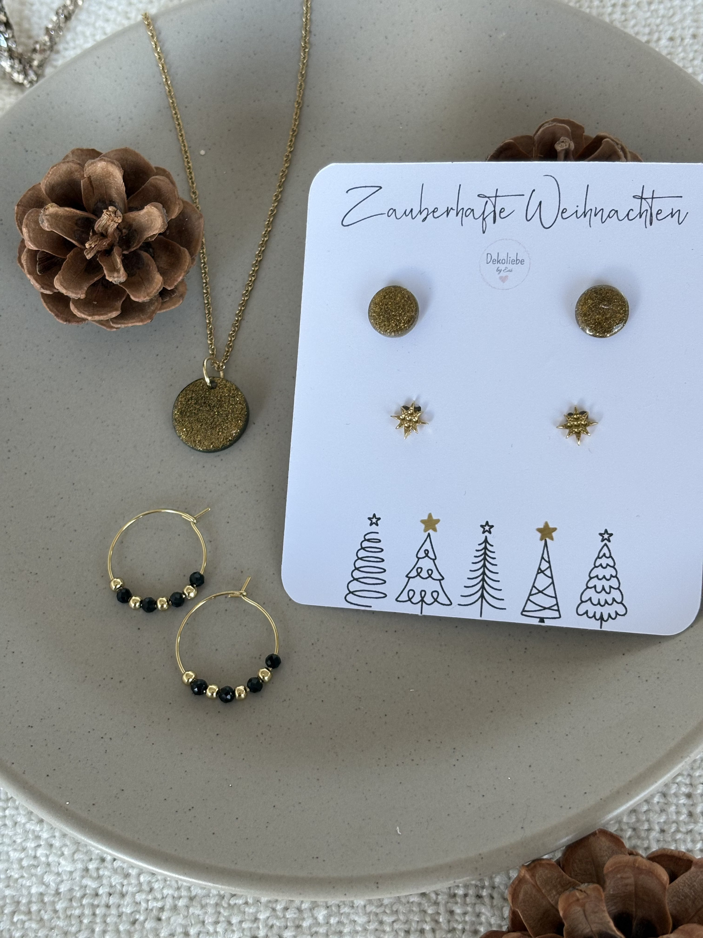 Ohrstecker Set "Weihnachten" GOLD