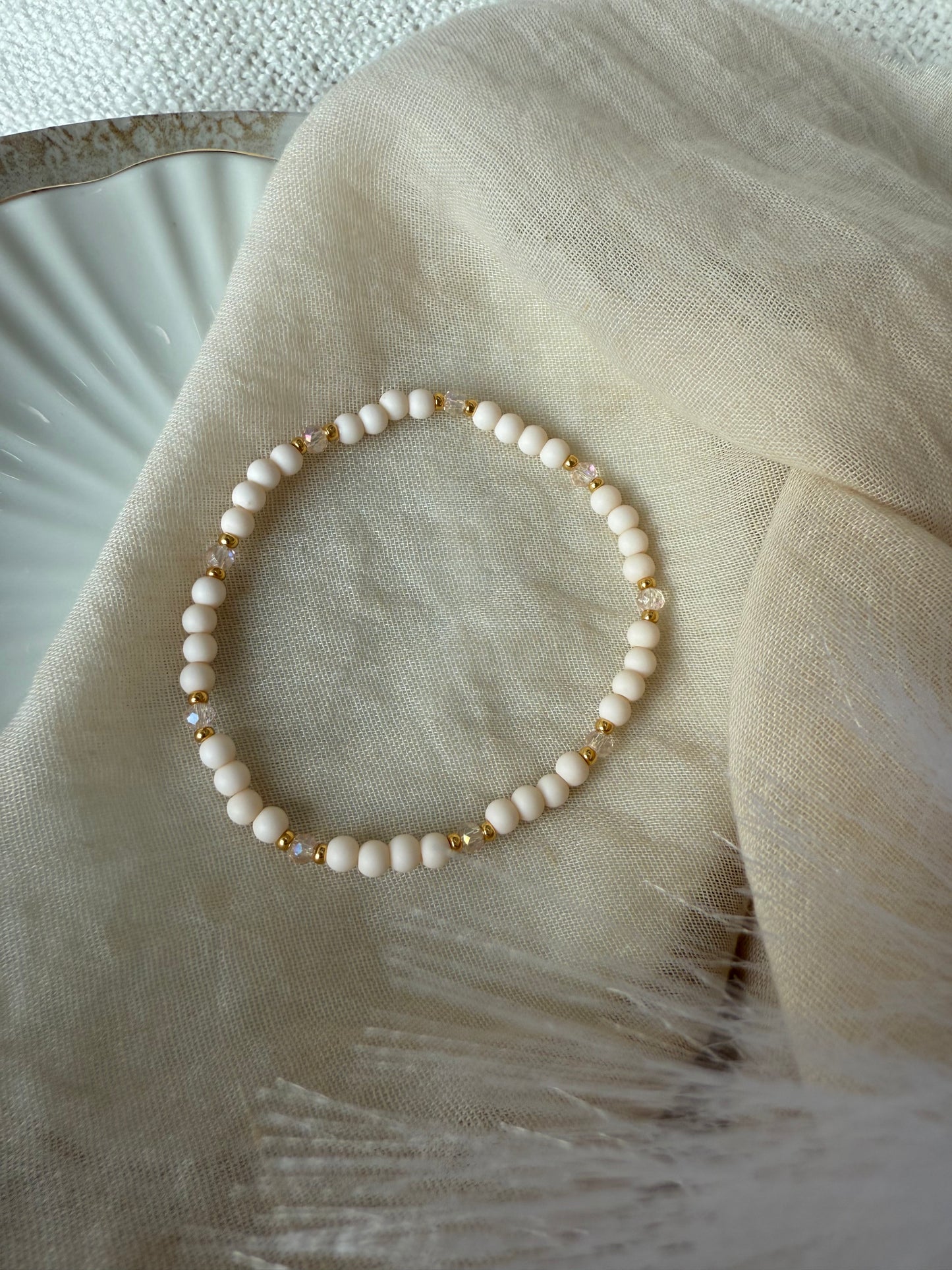 Perlenarmband "Peachy"