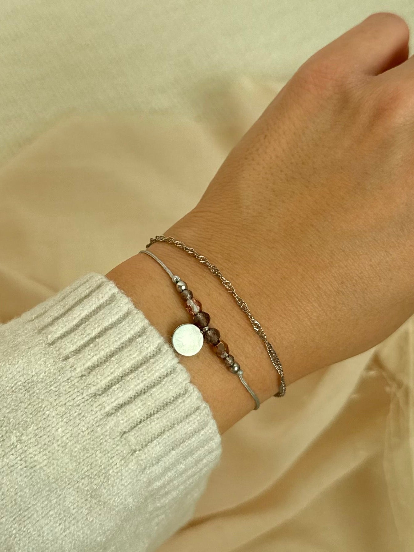 Armband "Rosé" Silber