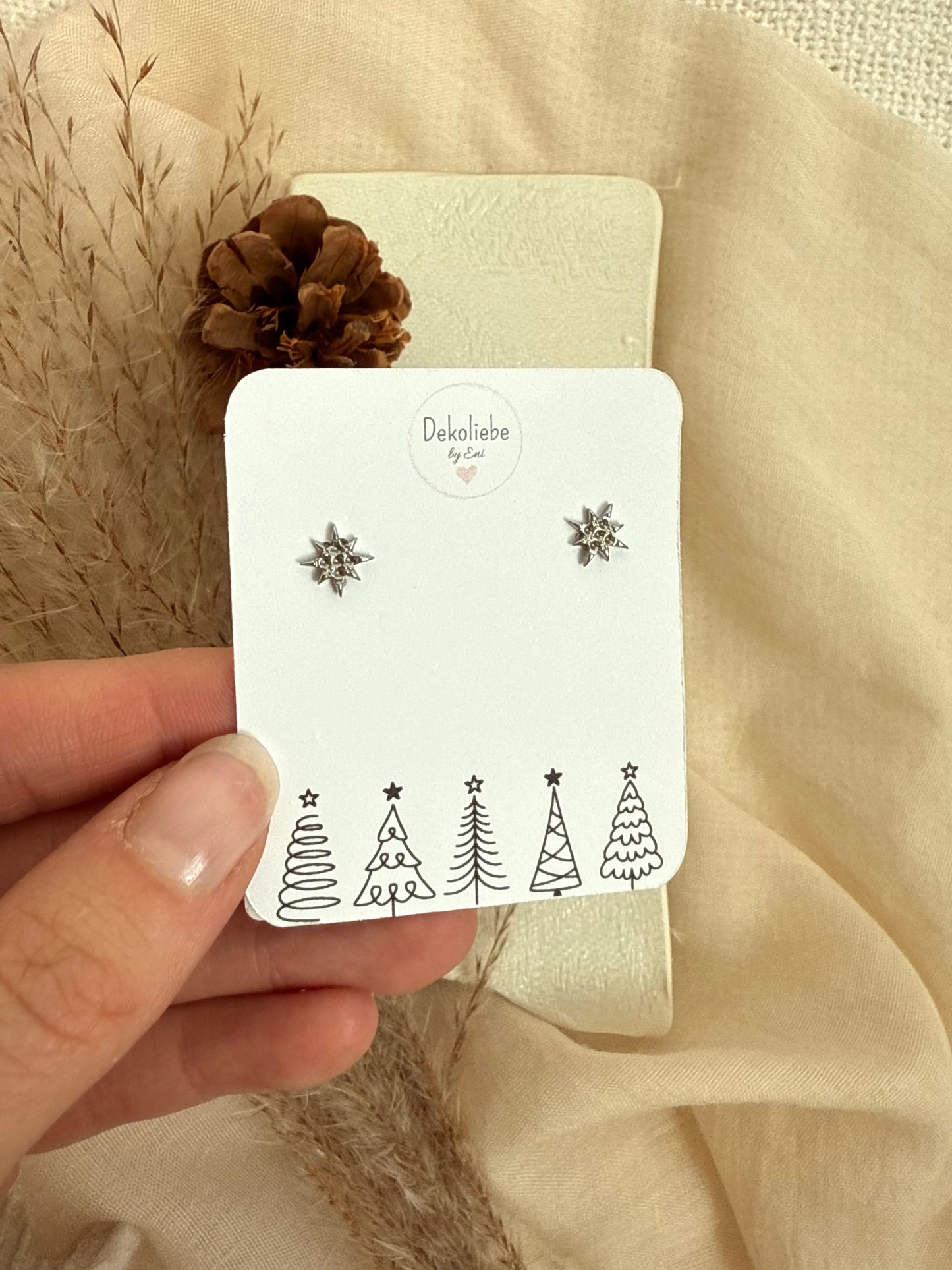 Ohrstecker "Stern" Silber