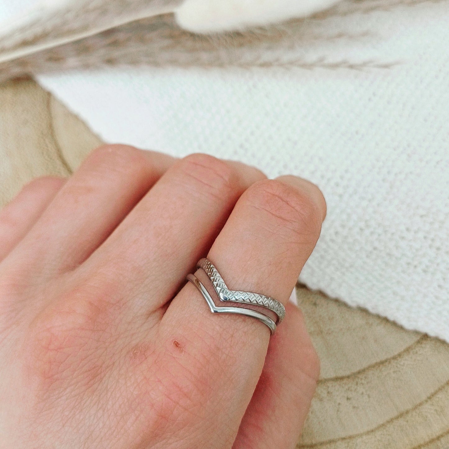Ring "QUEEN" in Silber