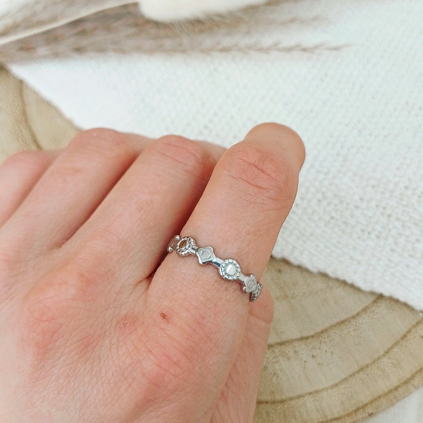 Ring "BUBBLE" in Silber