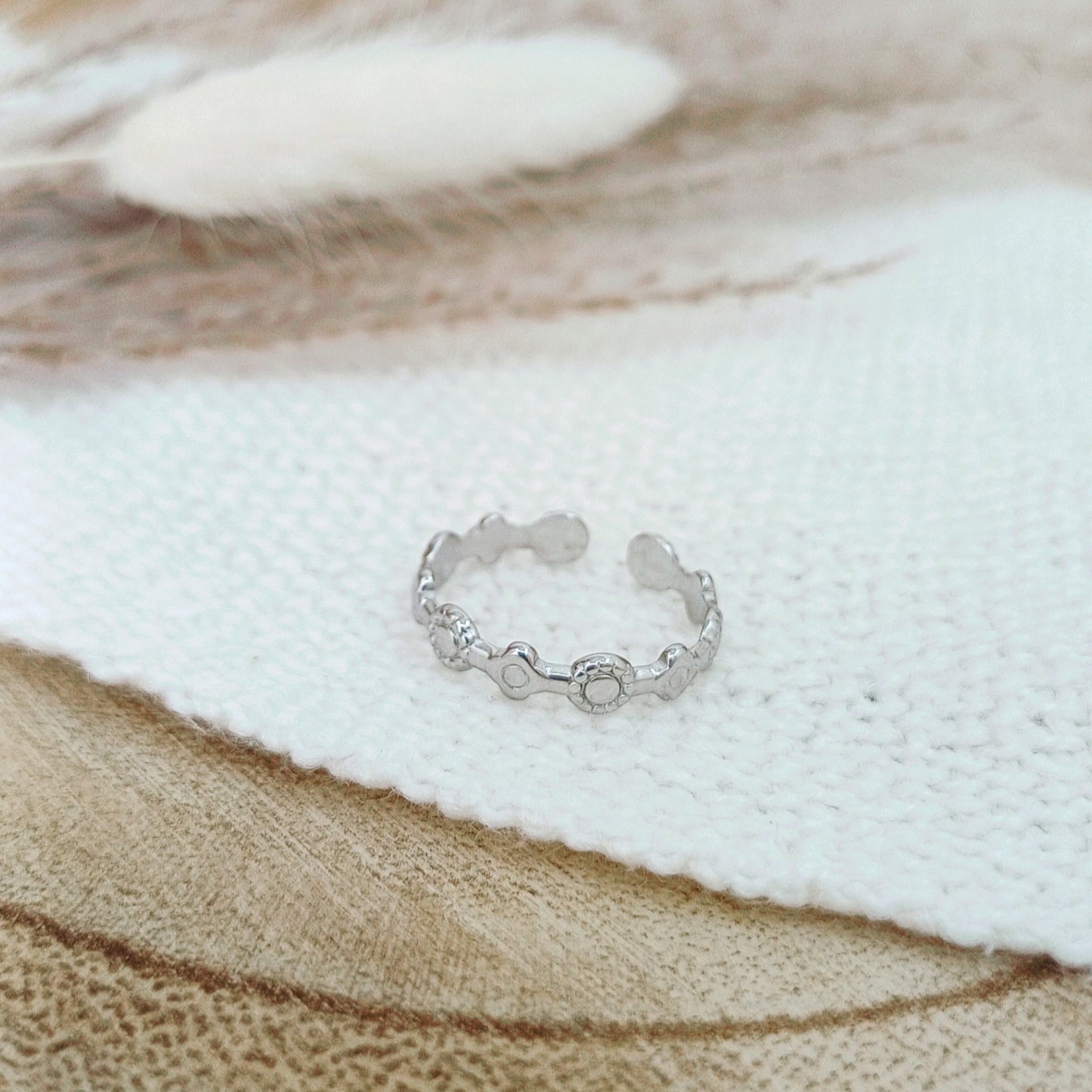 Ring "BUBBLE" in Silber