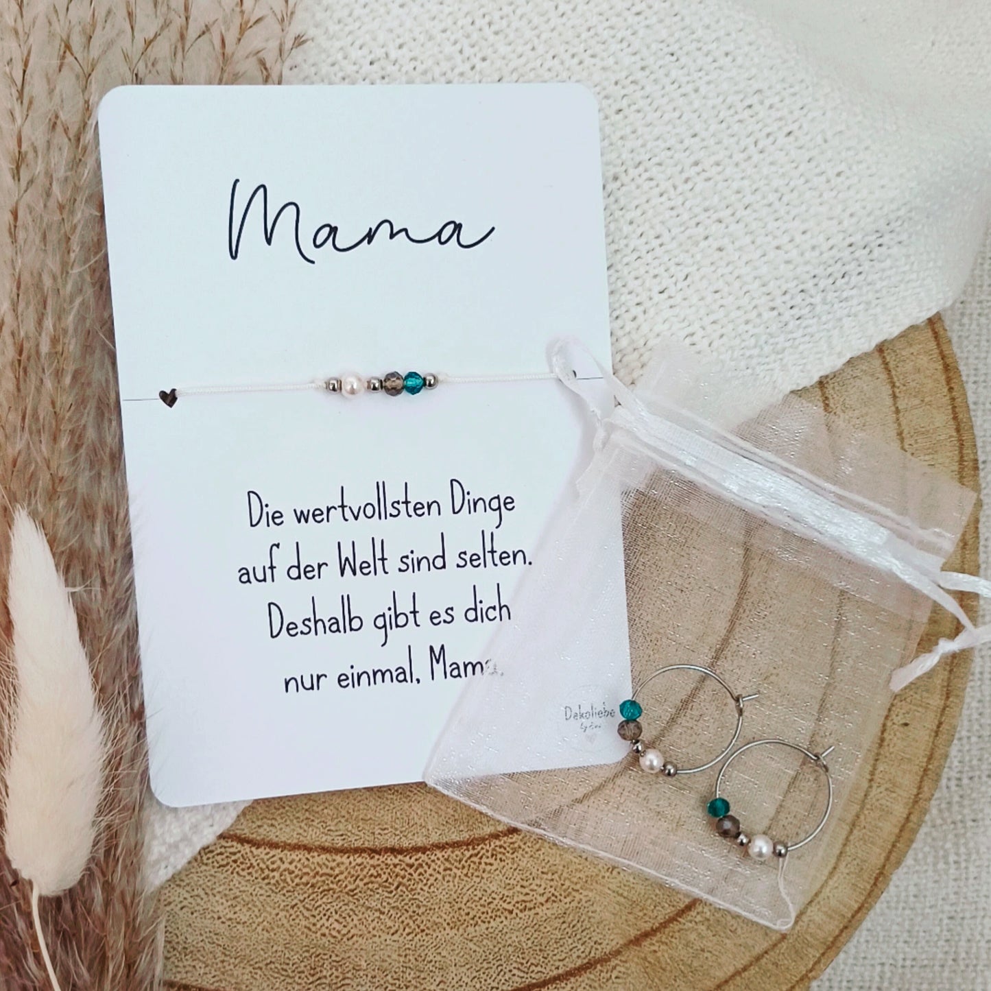 Schmuckset "Mama" BLAU