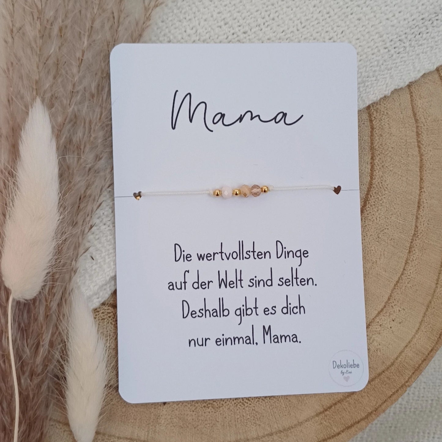 Schmuckset "Mama" BEIGE