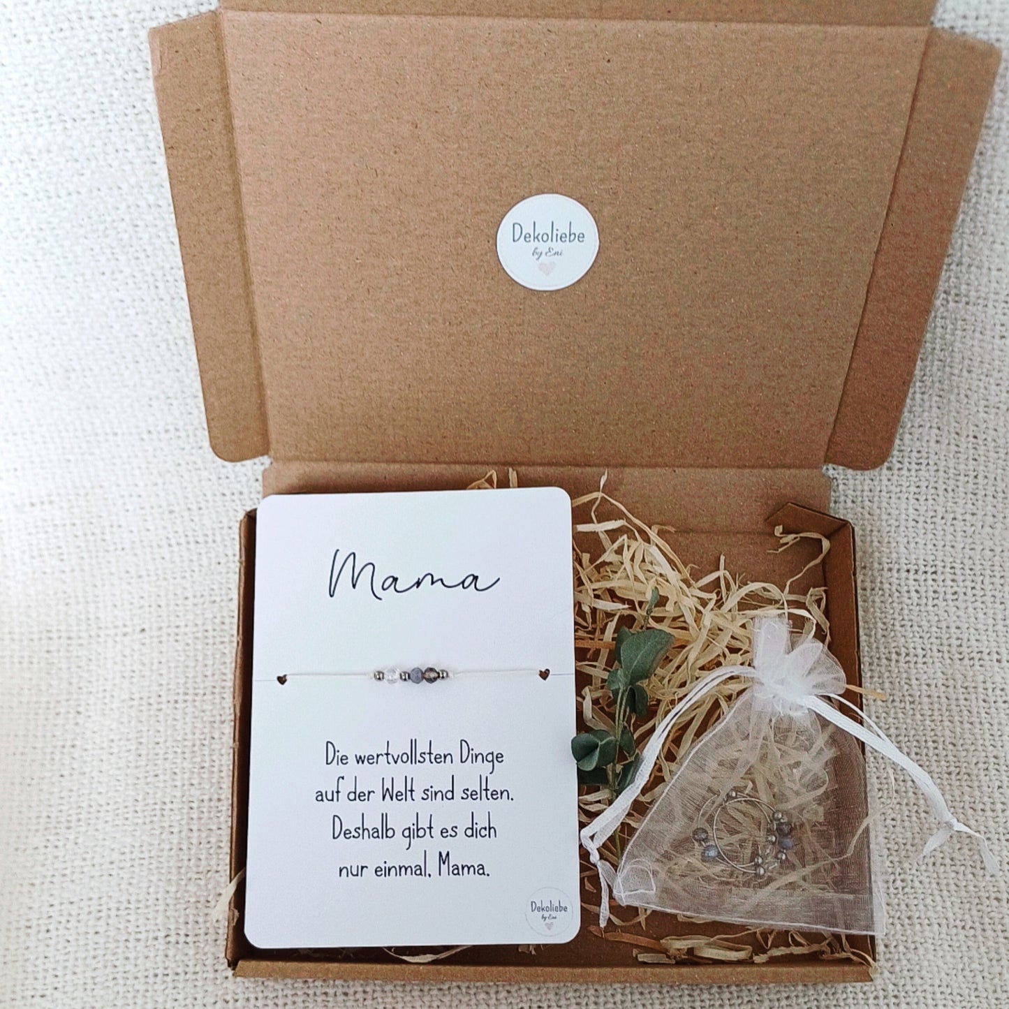 Schmuckset "Mama" GRAU