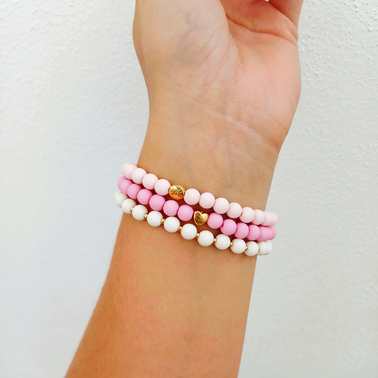 Perlenarmband "Herz"