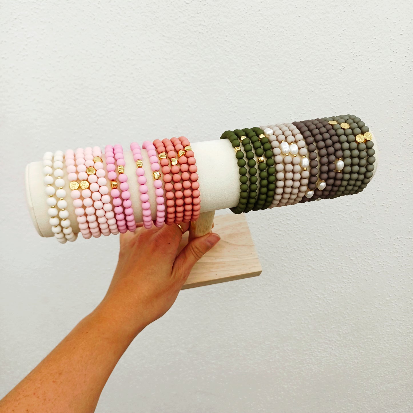 Perlenarmband "Auge"
