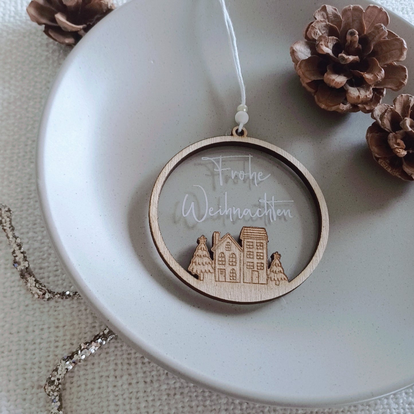 3D-Dekoring "Frohe Weihnachten"