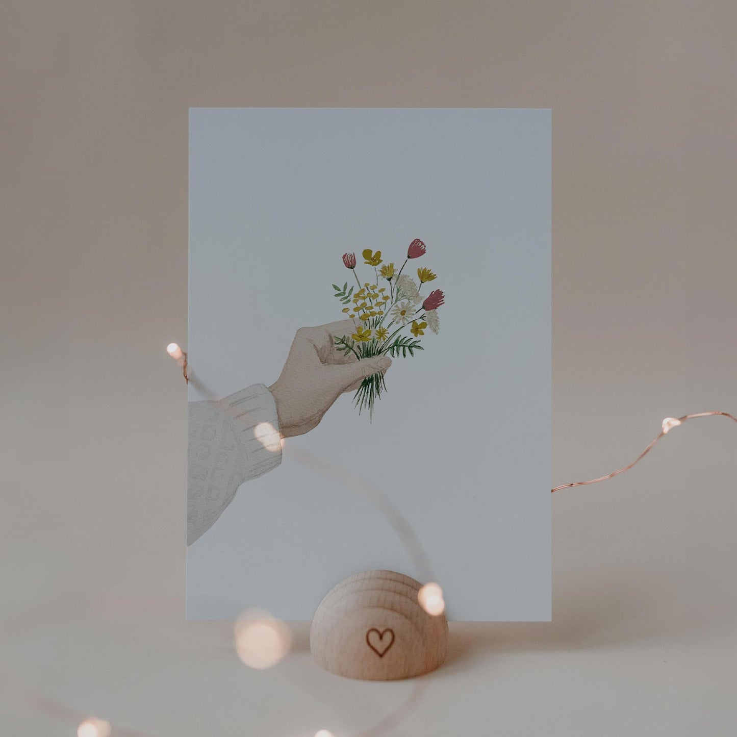 Aquarellkarte Little Flowers