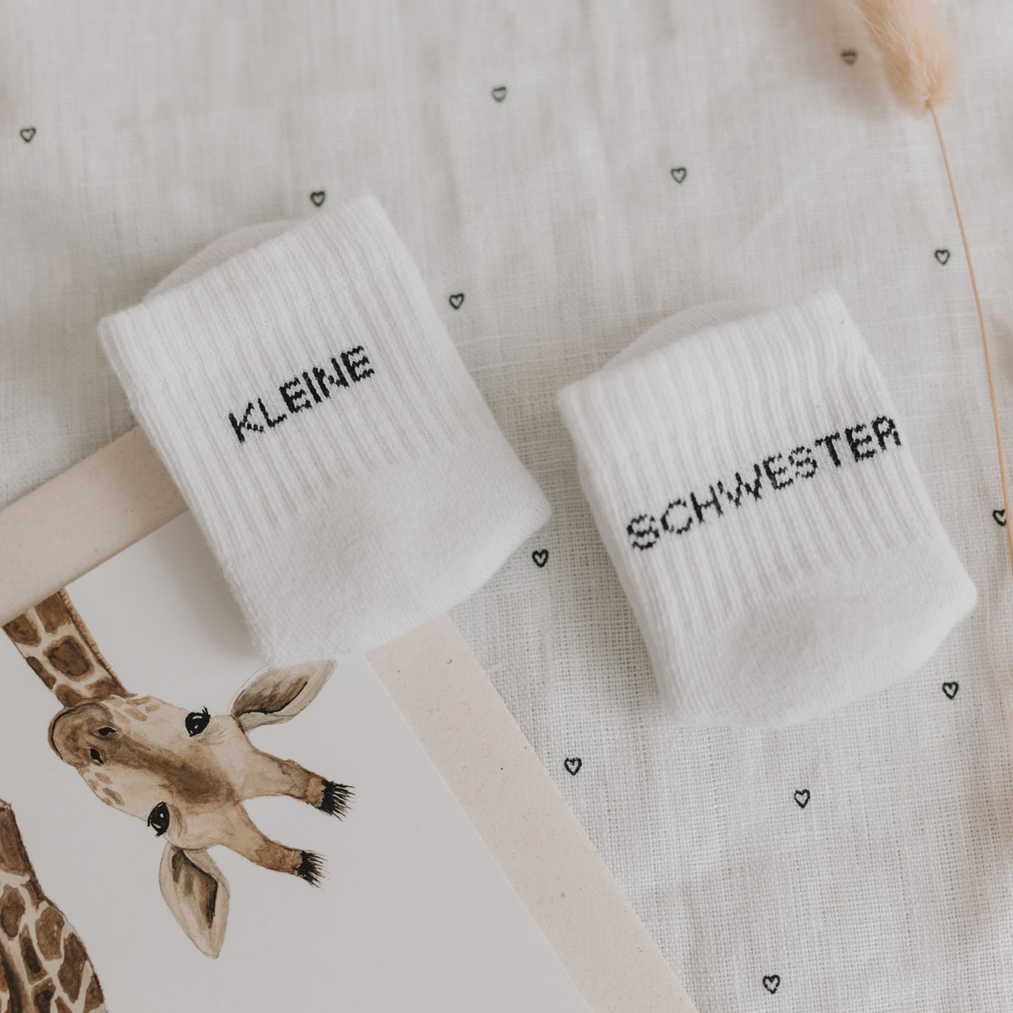 Babysocken Kleine Schwester