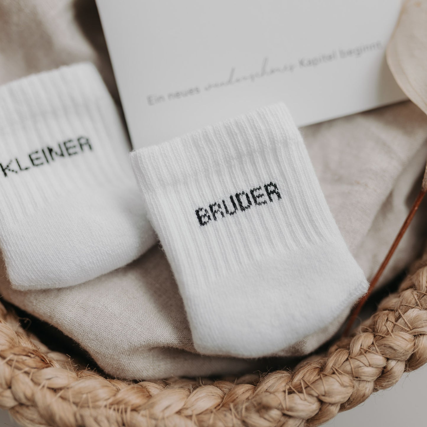 Babysocken Kleiner Bruder
