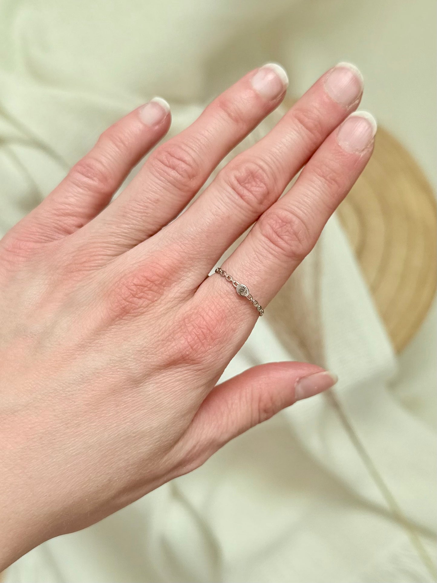 Ring "CHAIN" in Silber