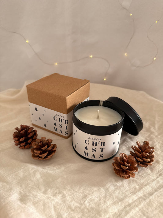 Kerzendose "Merry Tanne"