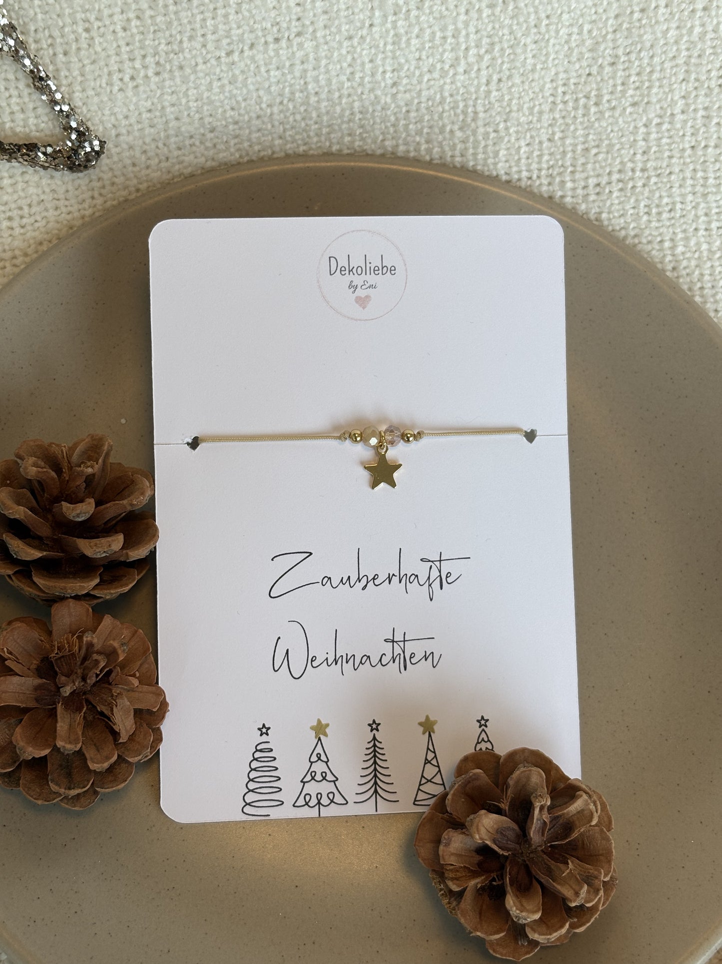 Armband "Zauberhafte Weihnachten" Gold