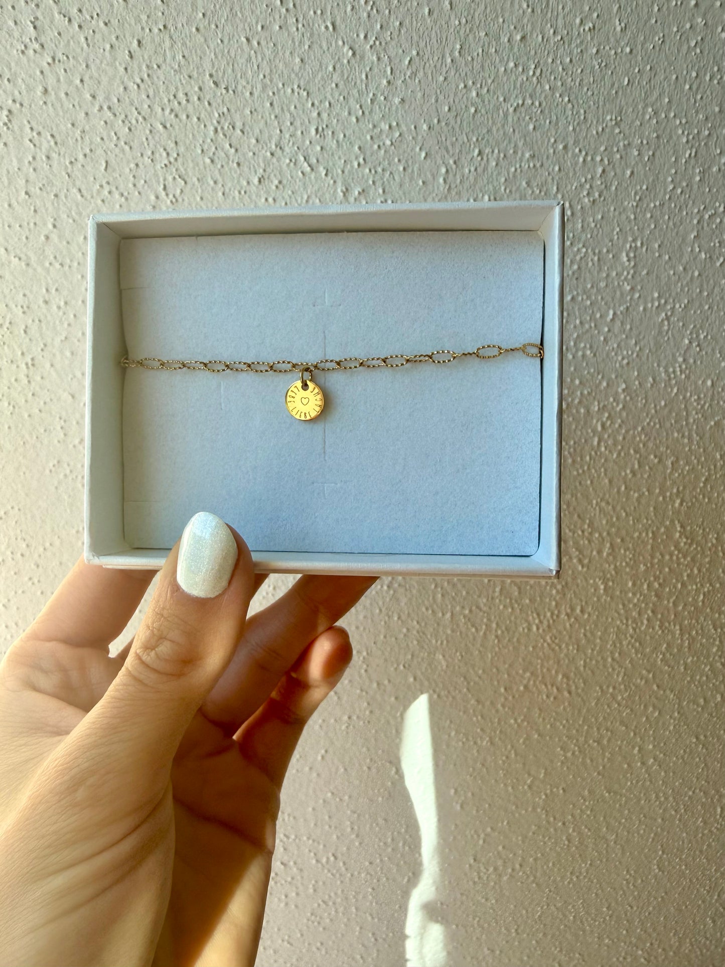 Gravur-Armband „Lebe Liebe Lache“