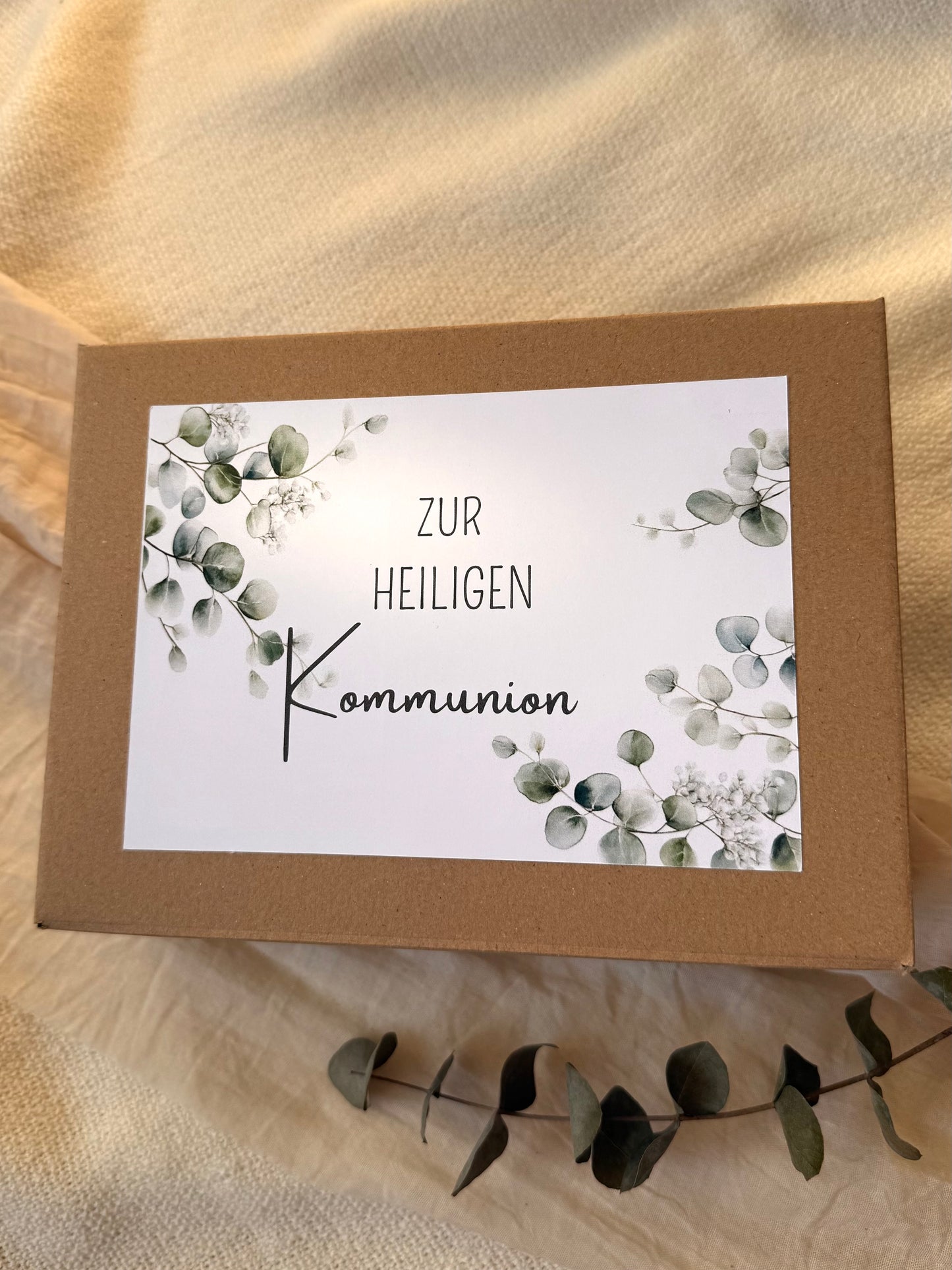 Geschenkbox ARMBAND GOLD „Engel“ für Kommunion/ Firmung