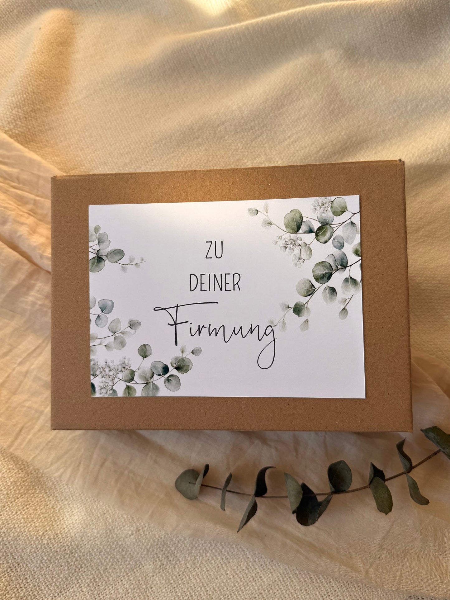 Geschenkbox ARMBAND GOLD „Engel“ für Kommunion/ Firmung