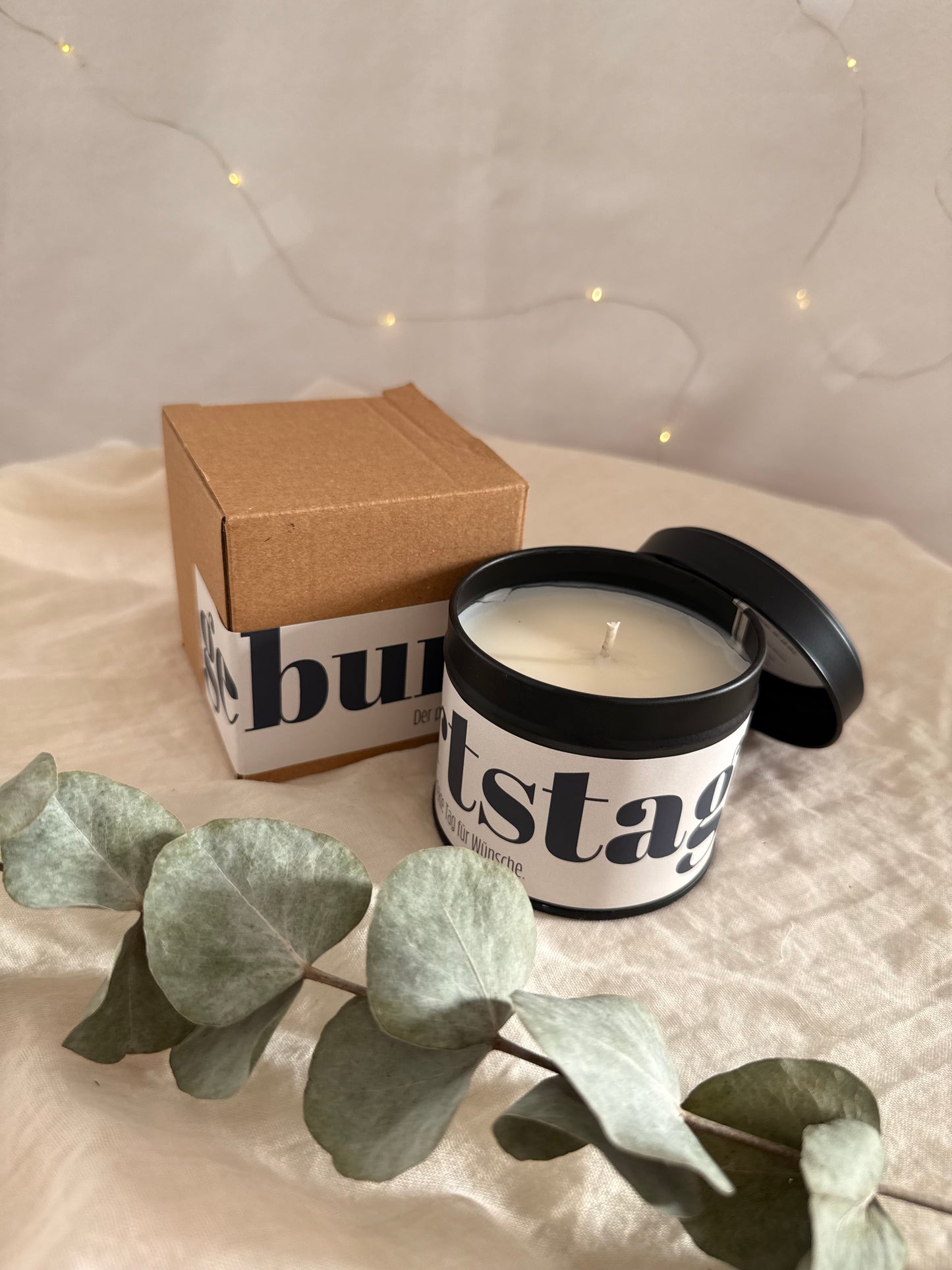 Kerzendose "Geburtstag"