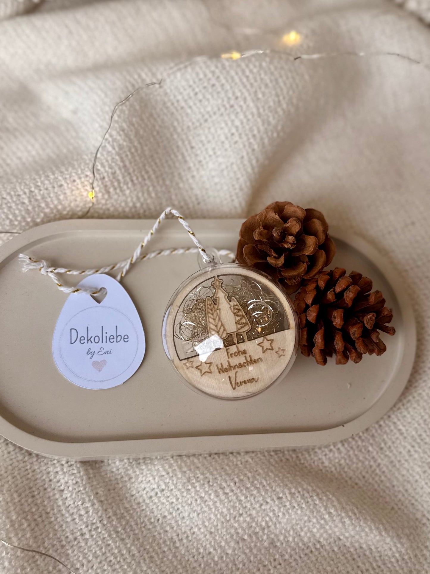 Christbaumkugel personalisiert