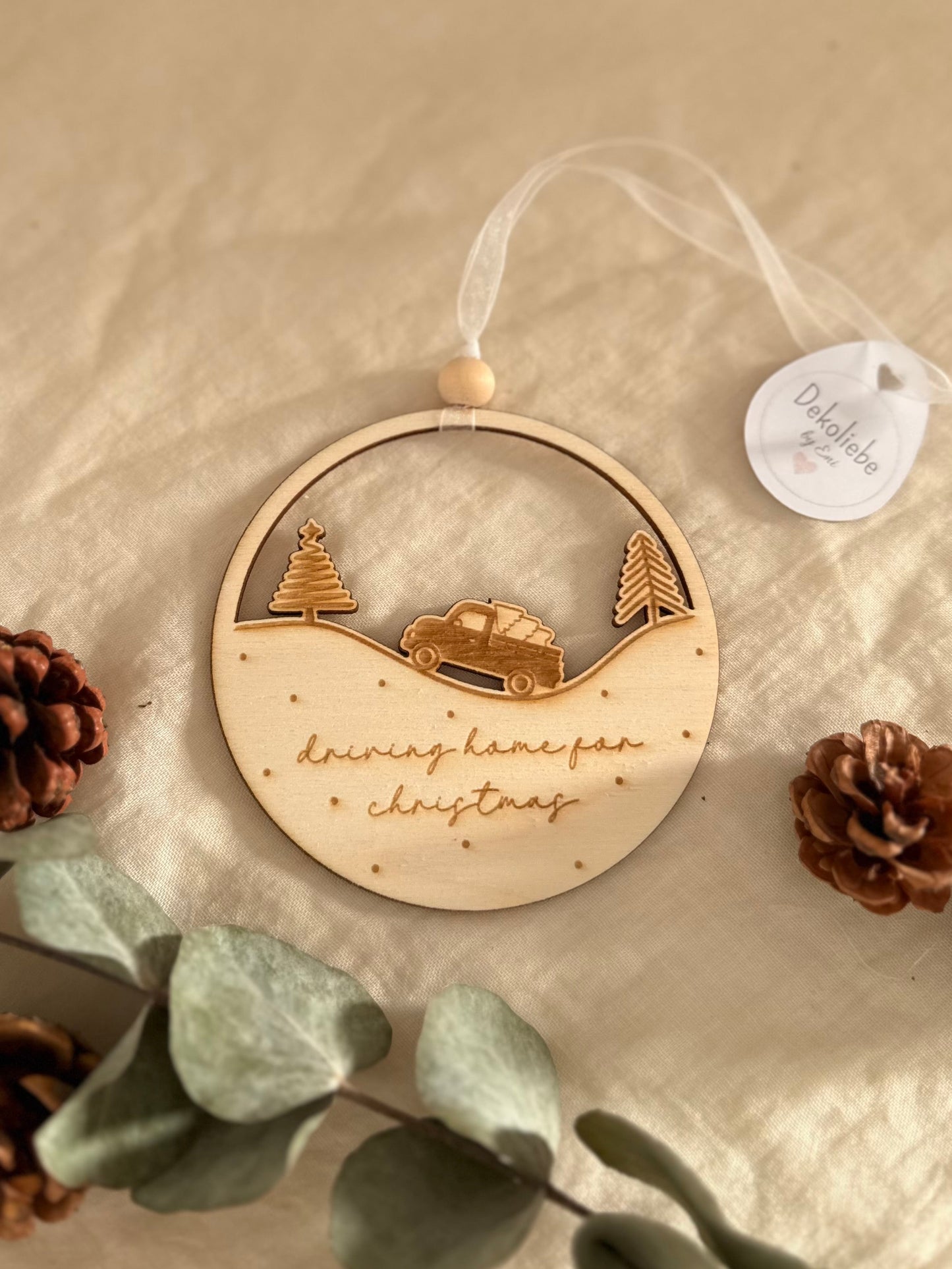 Holz - Dekoring "Auto"