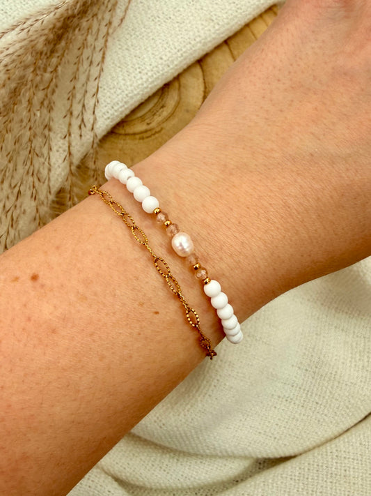 Süßwasserperlen Armband