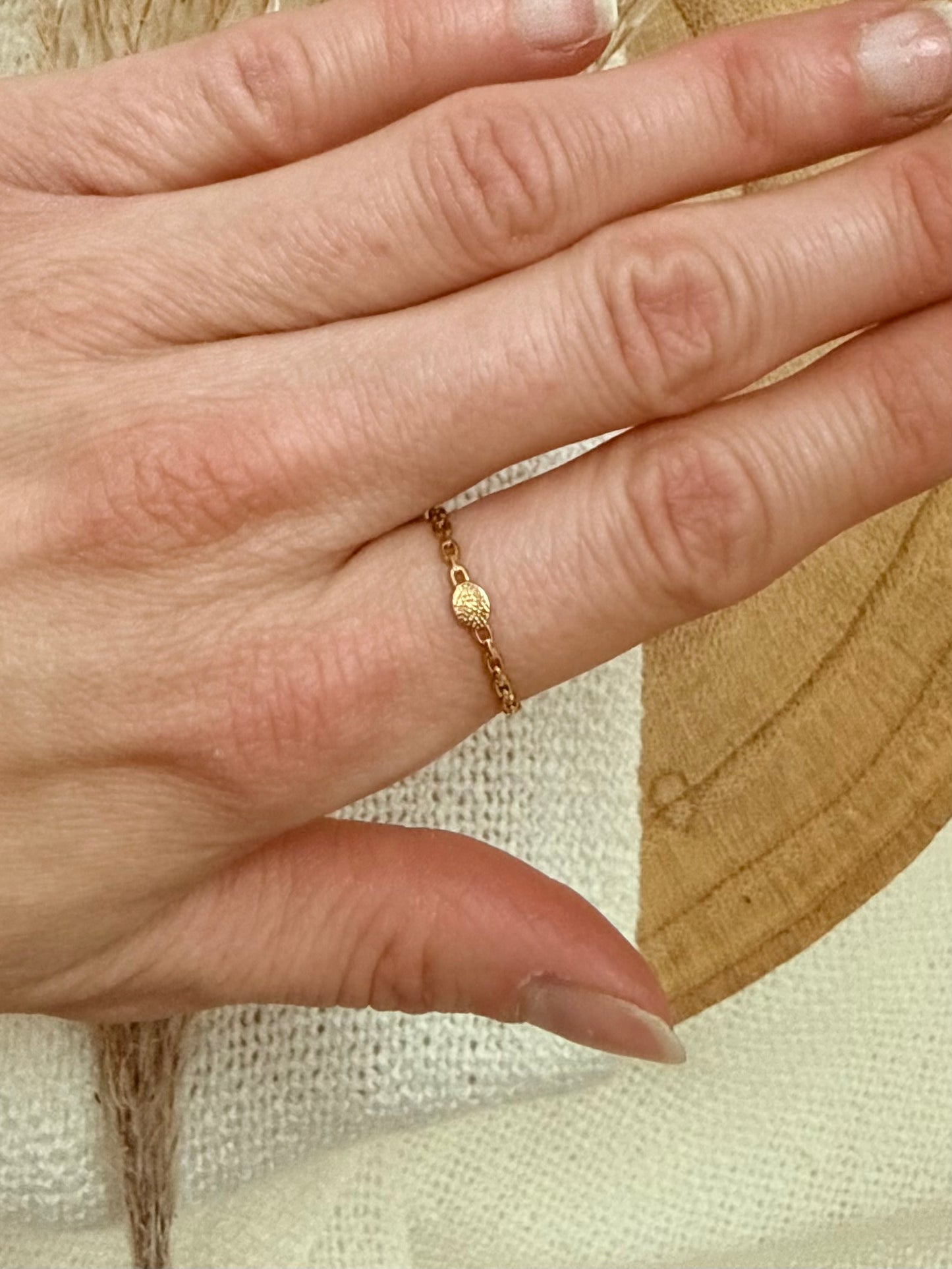 Ring "CHAIN" in Gold