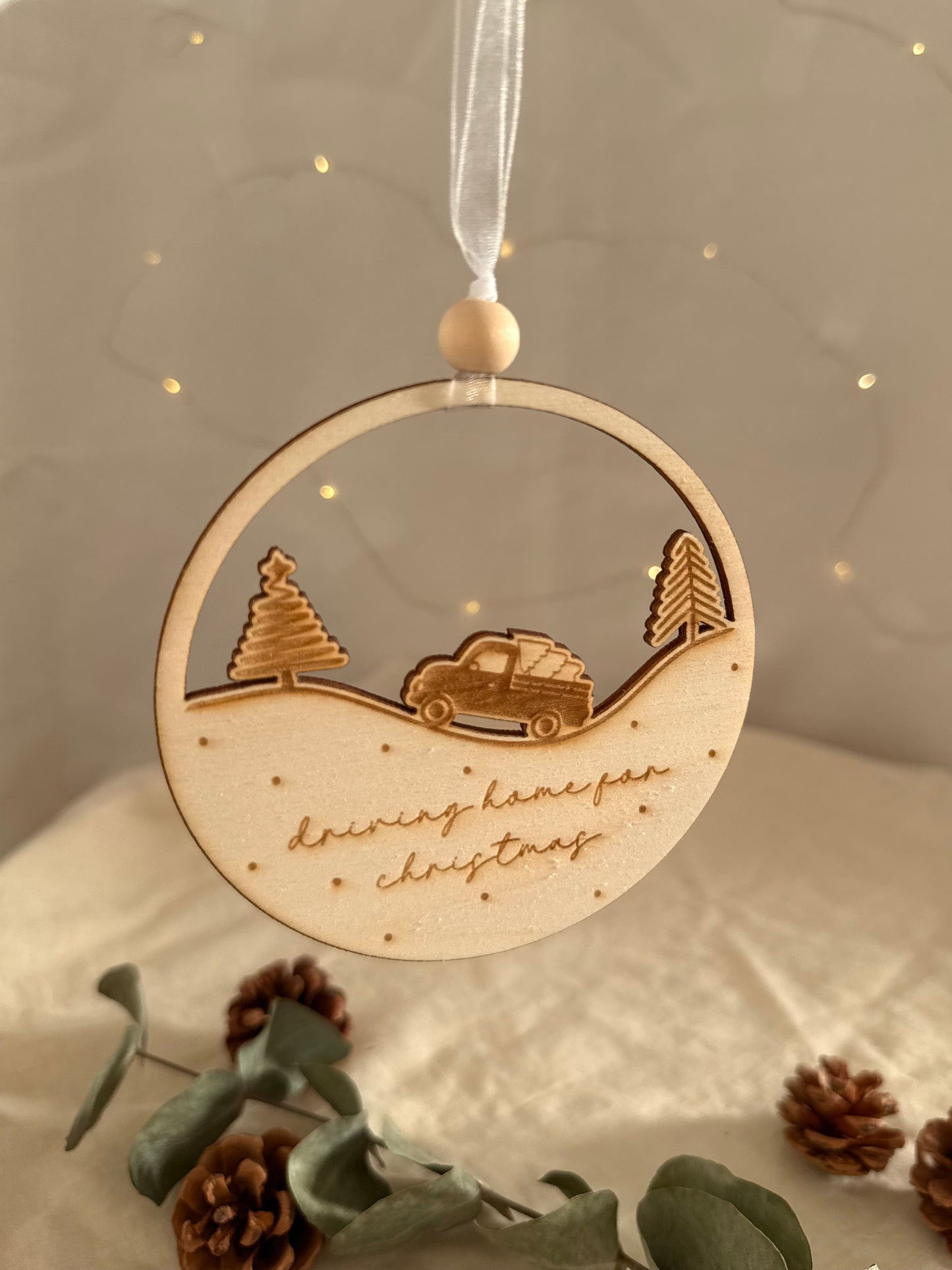 Holz - Dekoring "Auto"