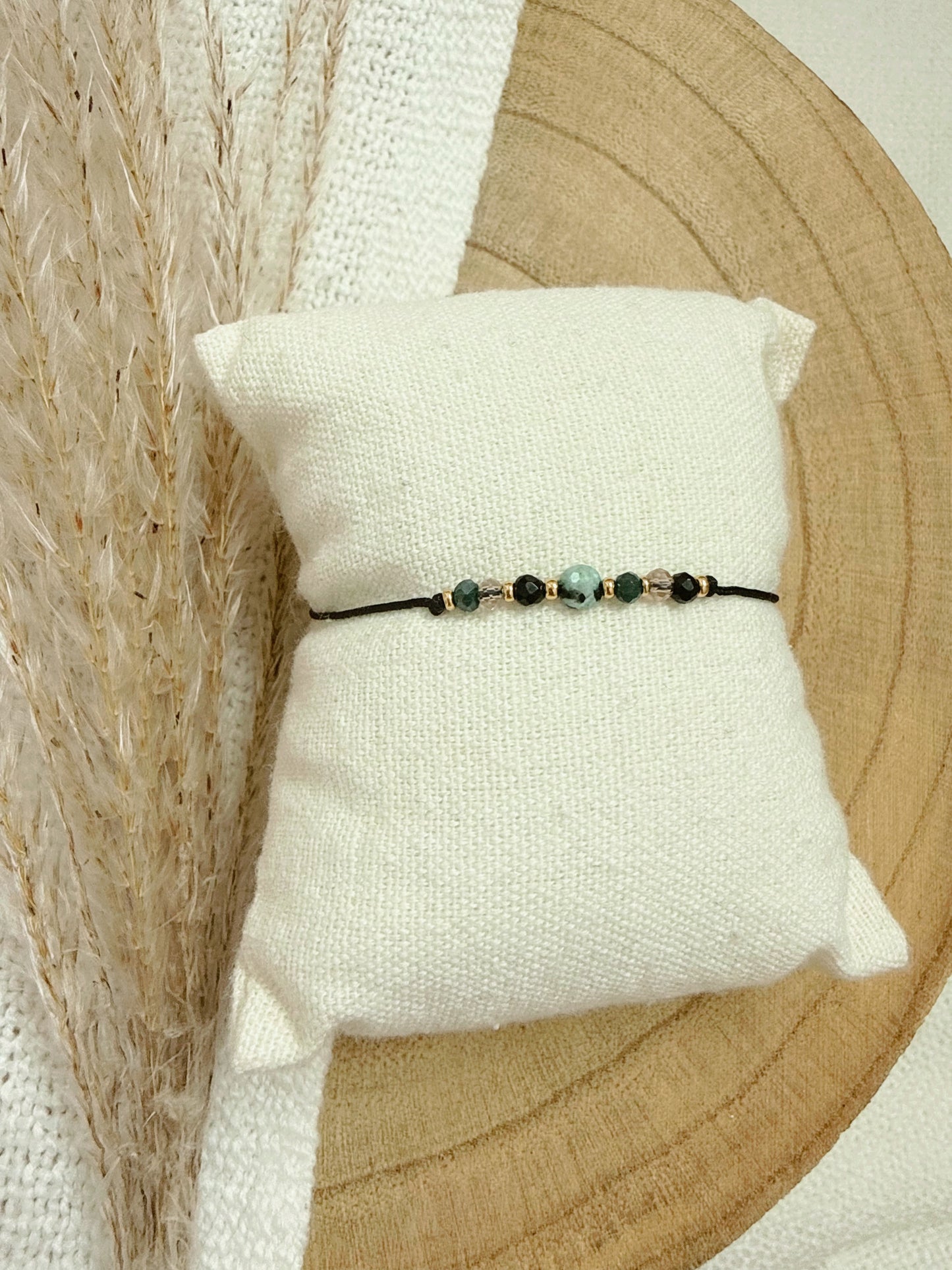 Armband "Leo AZUR" in Schwarz