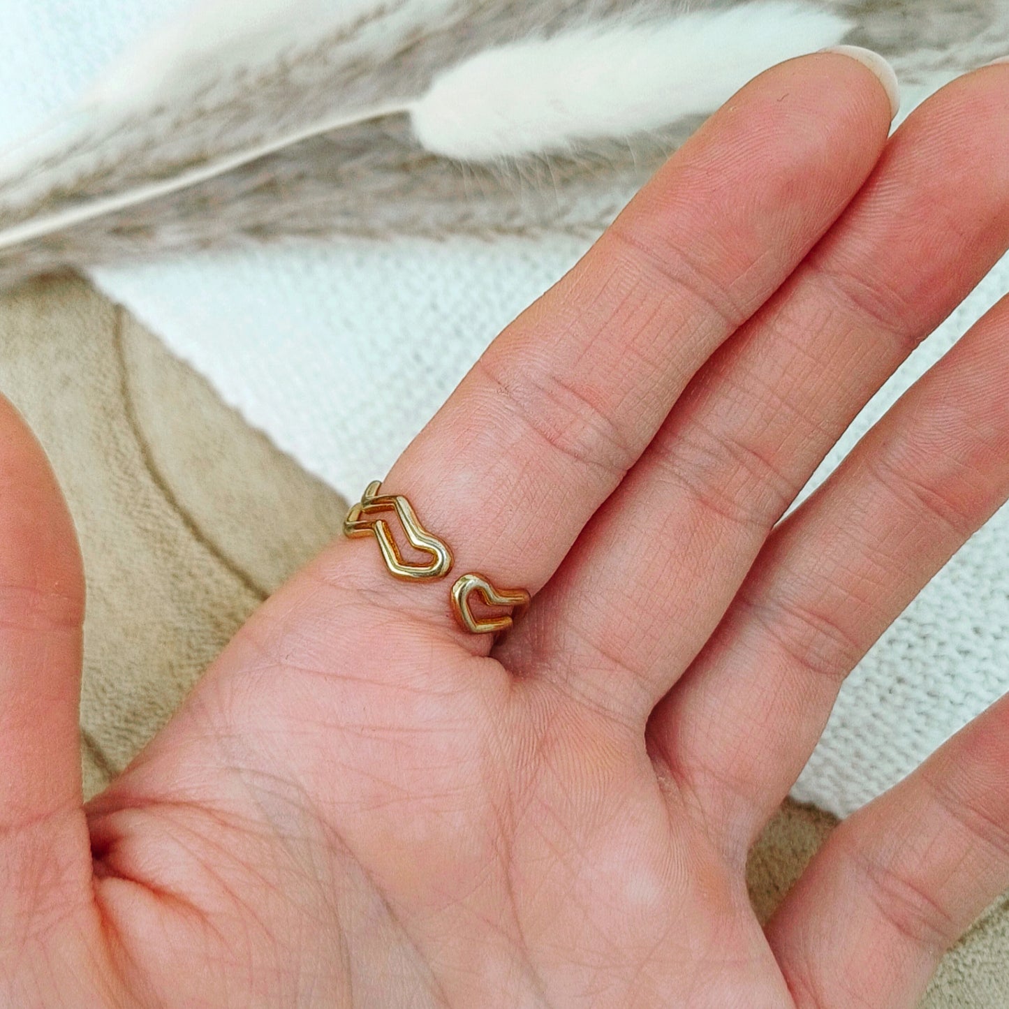 Ring "WAVES" in Gold