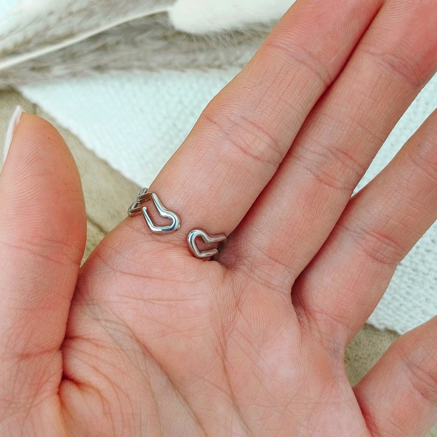 Ring "WAVES" in Silber