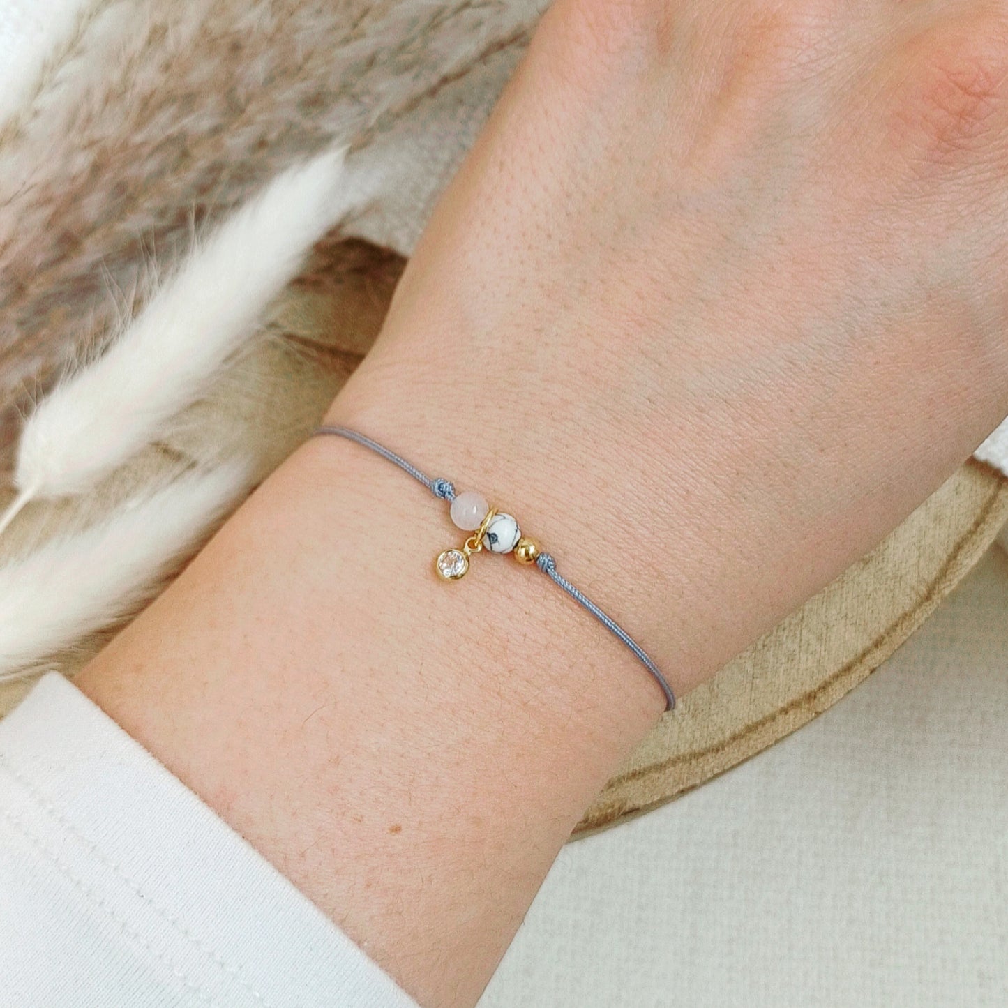 Armband "Graceful" Grau