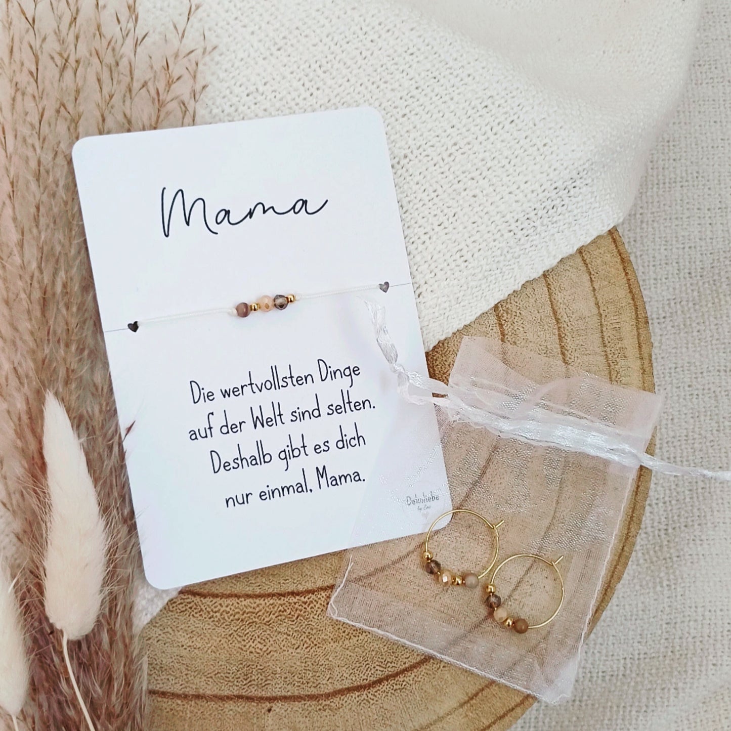 Schmuckset "Mama" BRAUN