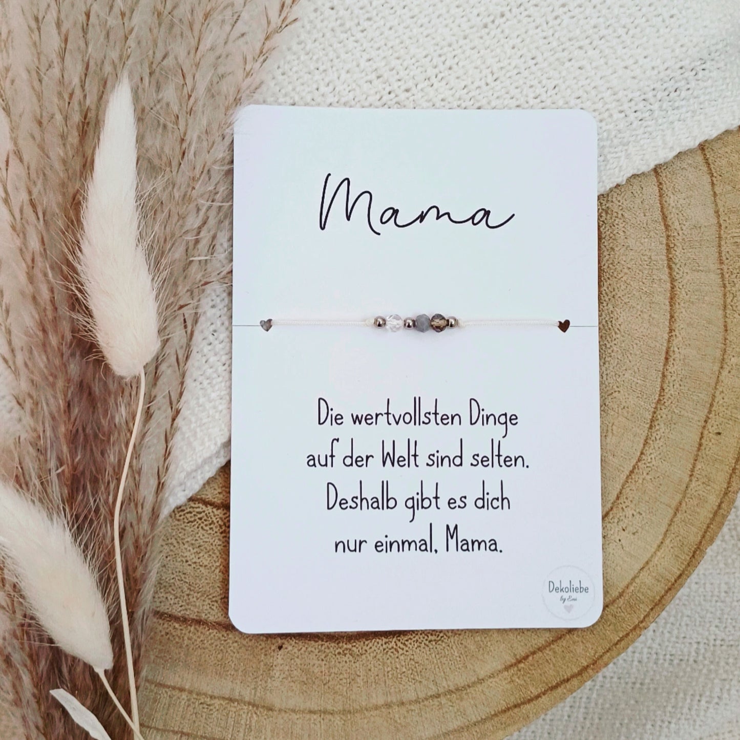 Schmuckset "Mama" GRAU