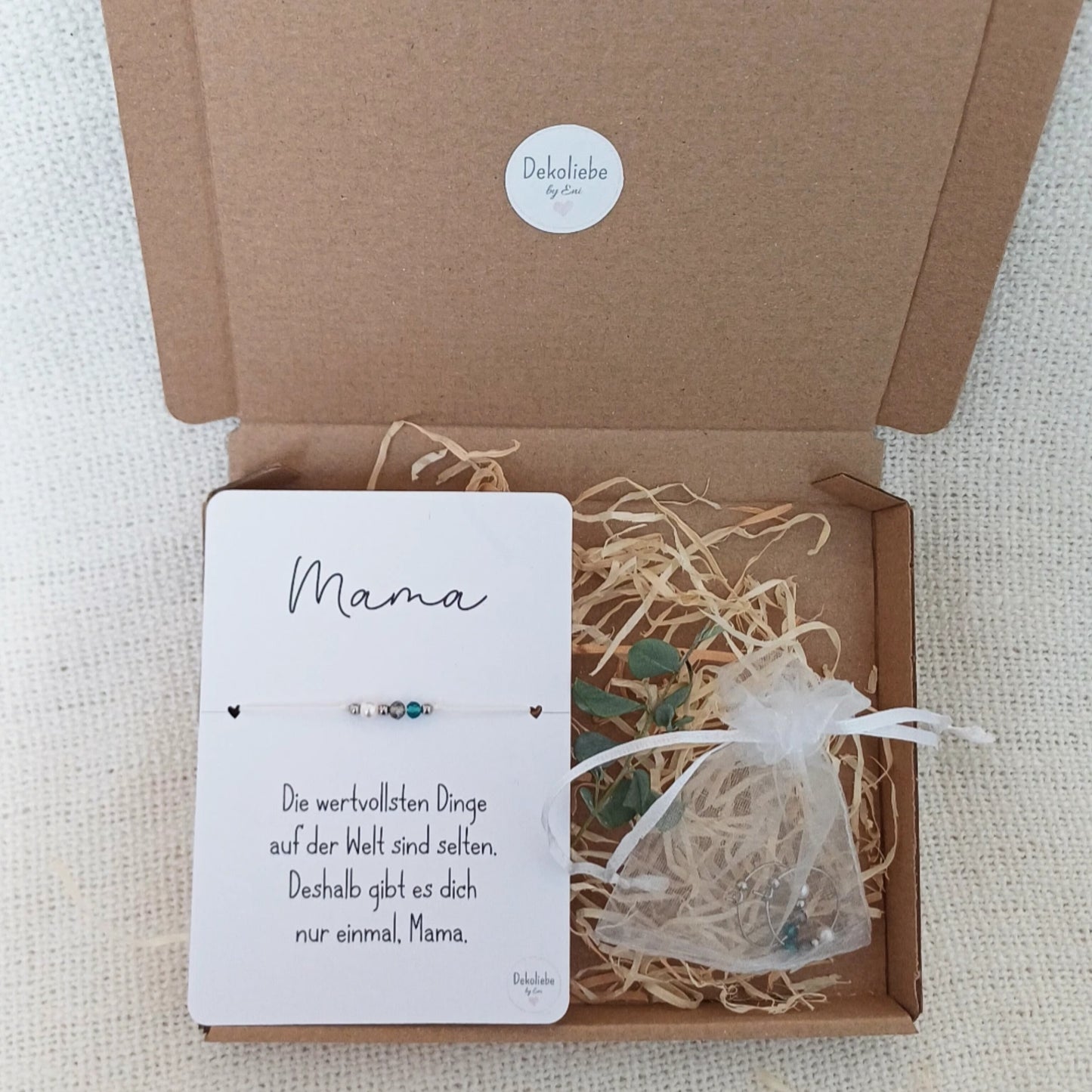 Schmuckset "Mama" BLAU