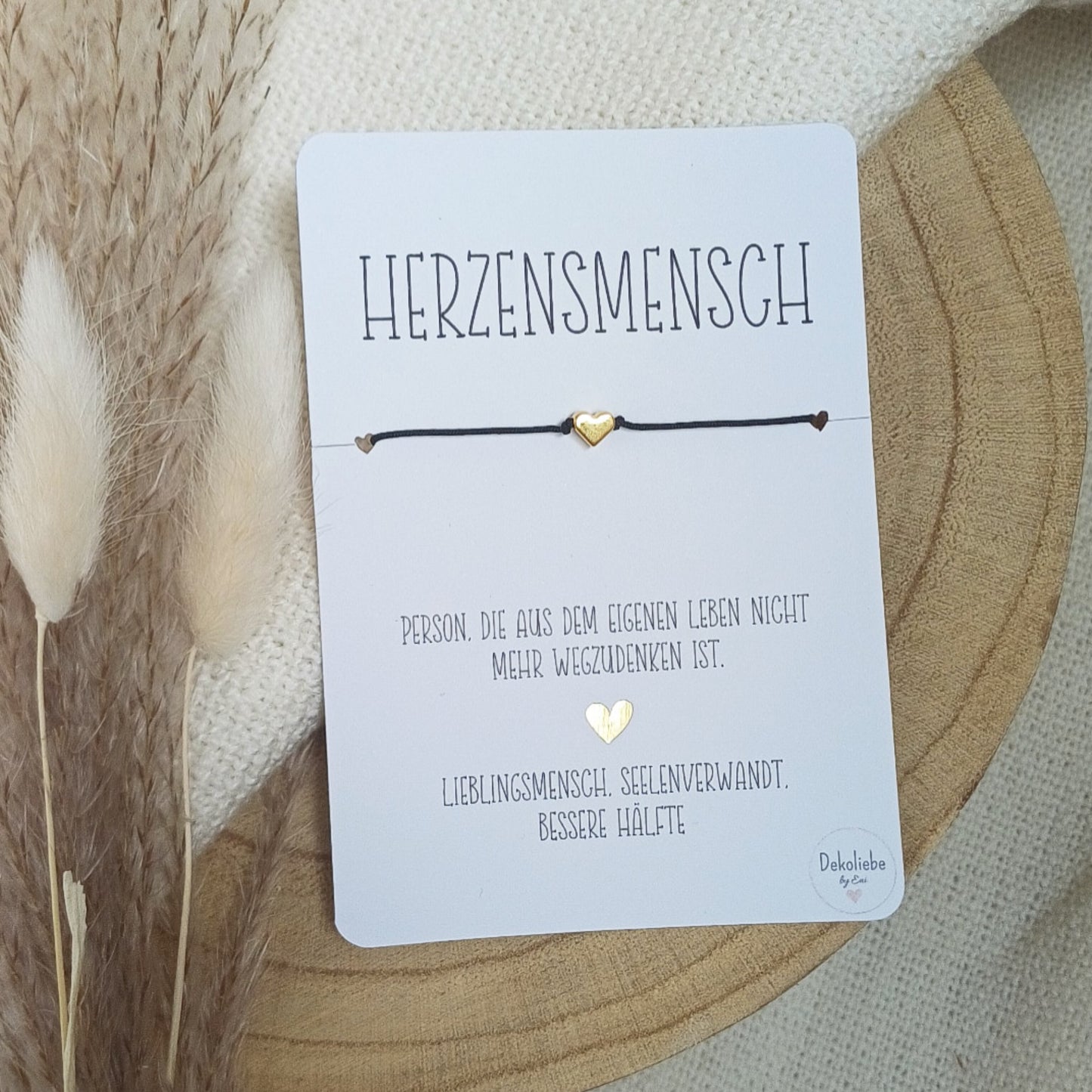 Armband "Herzensmensch"