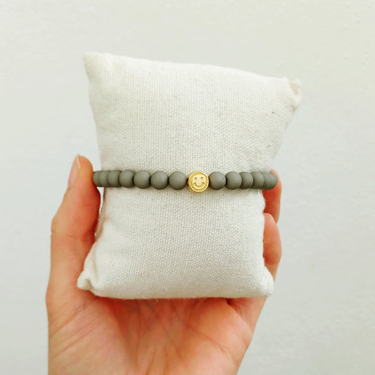 Perlenarmband "Smiley"