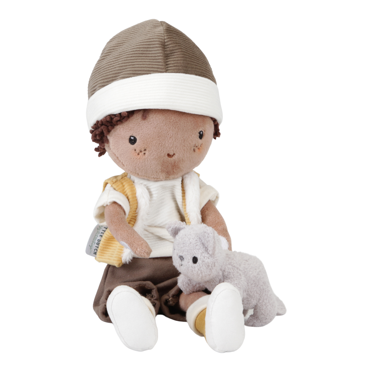 Kuschel Puppe "Jake" mit Kätzchen 35cm