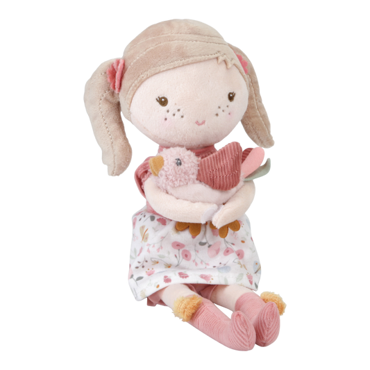 Kuschel Puppe "Anna" mit Vögelchen 35cm
