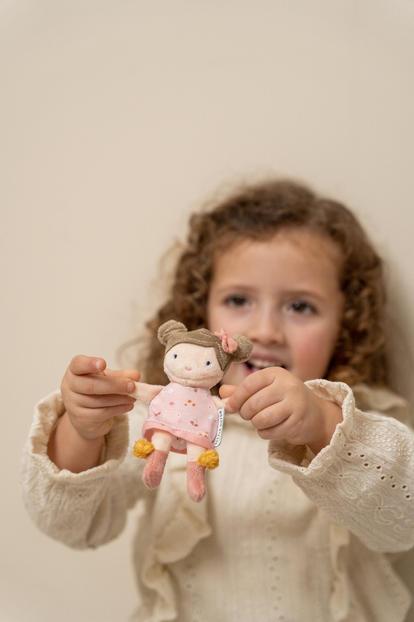 Mini Kuschelpuppe ROSA 10cm