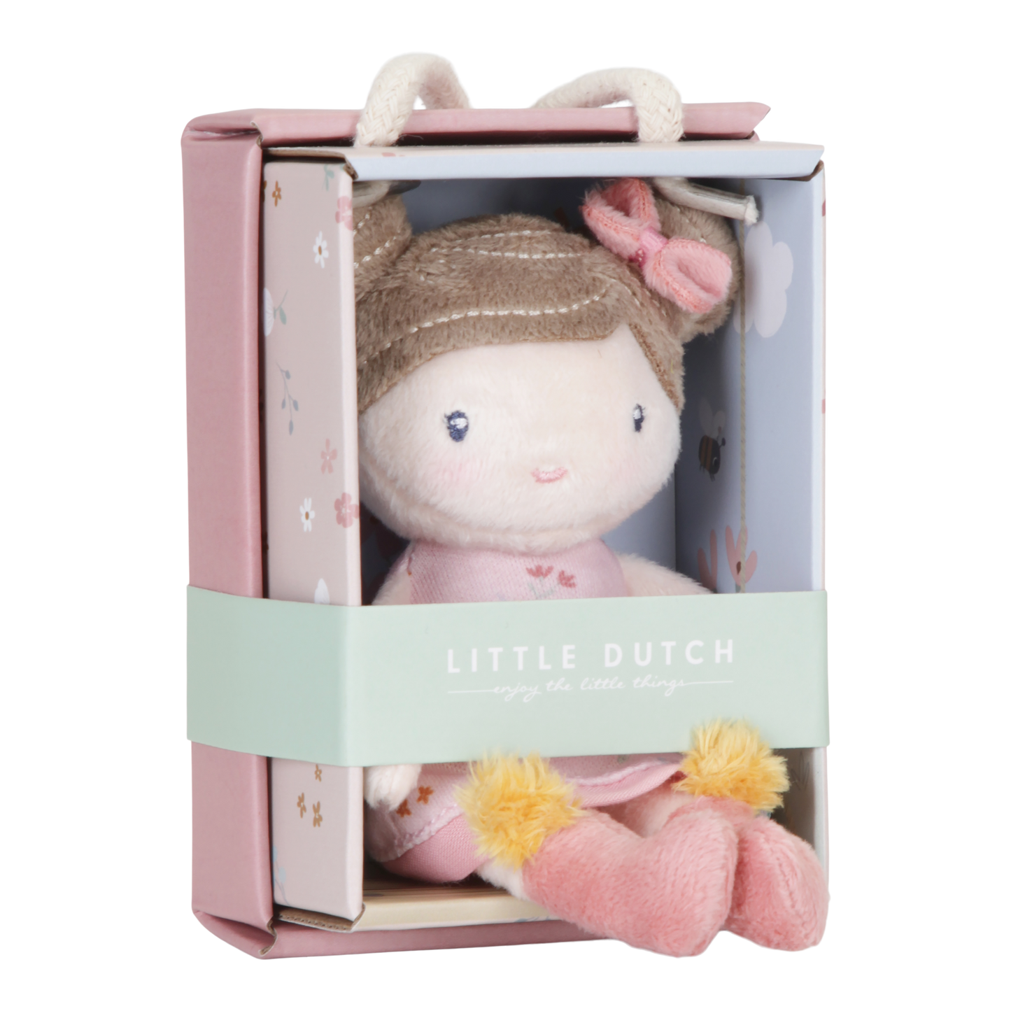 Mini Kuschelpuppe ROSA 10cm