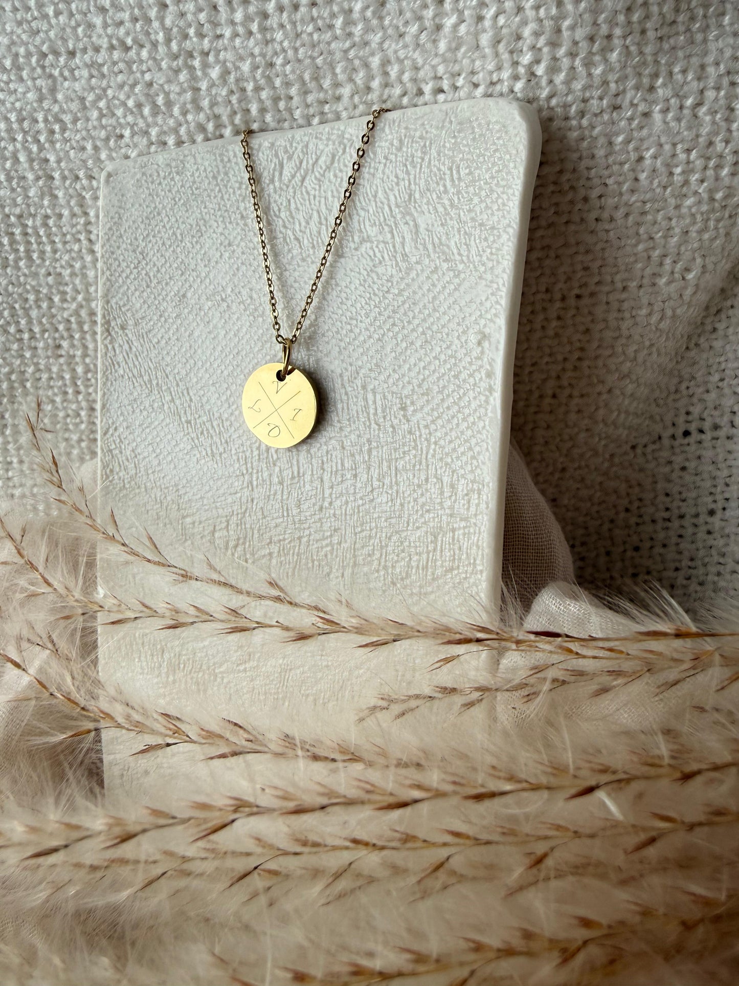 Gravur Halskette „4 Buchstaben“
