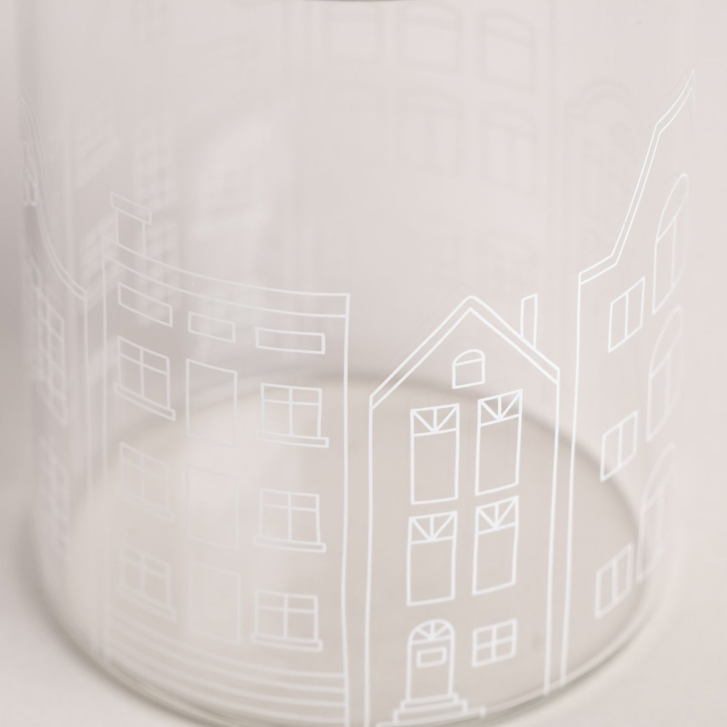 Mini Vorratsglas Häuser