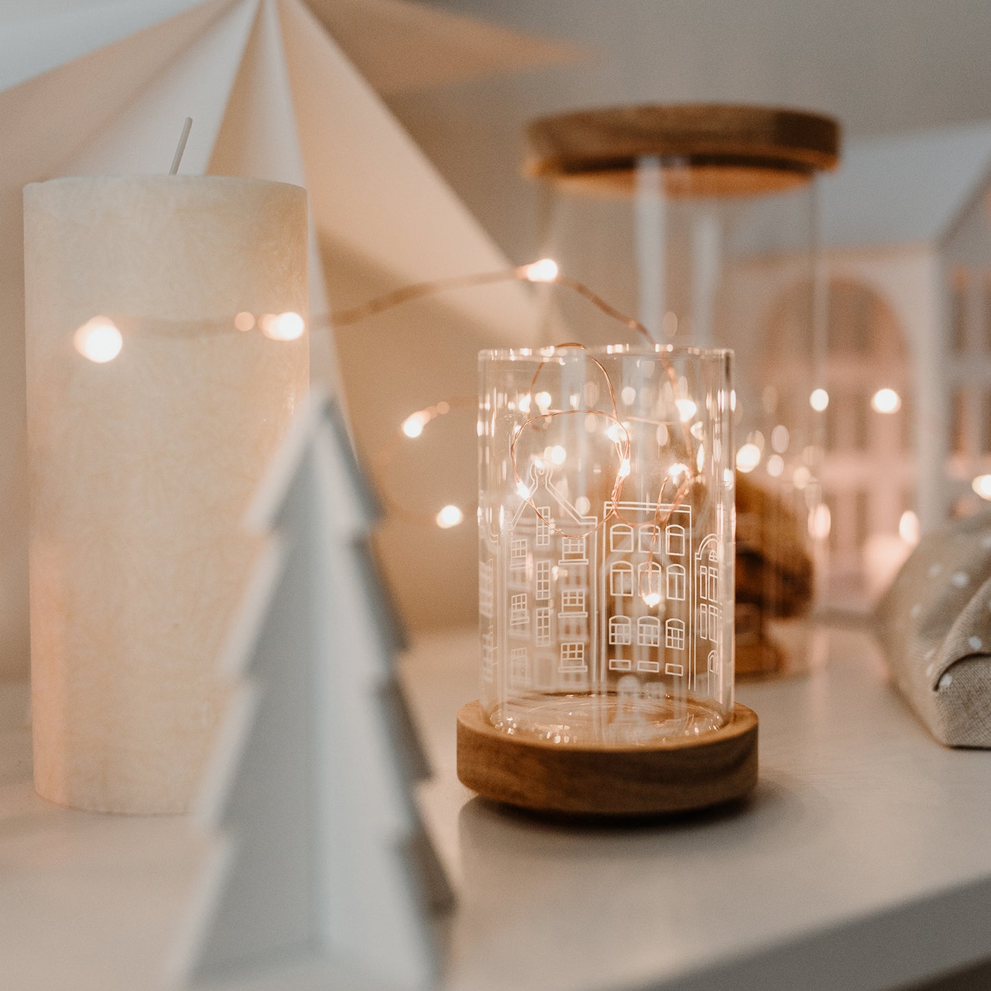 Mini Vorratsglas Häuser