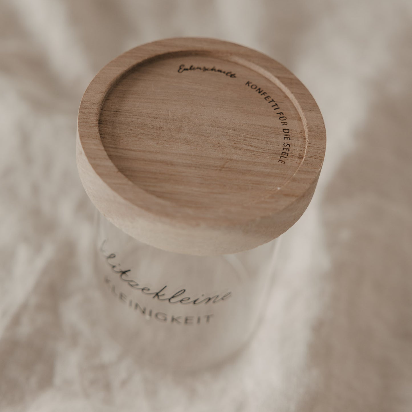 Mini Vorratsglas "Kleinigkeit" schwarz