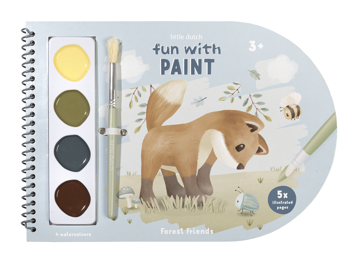 Malbuch mit Farbkasten Forest Friends