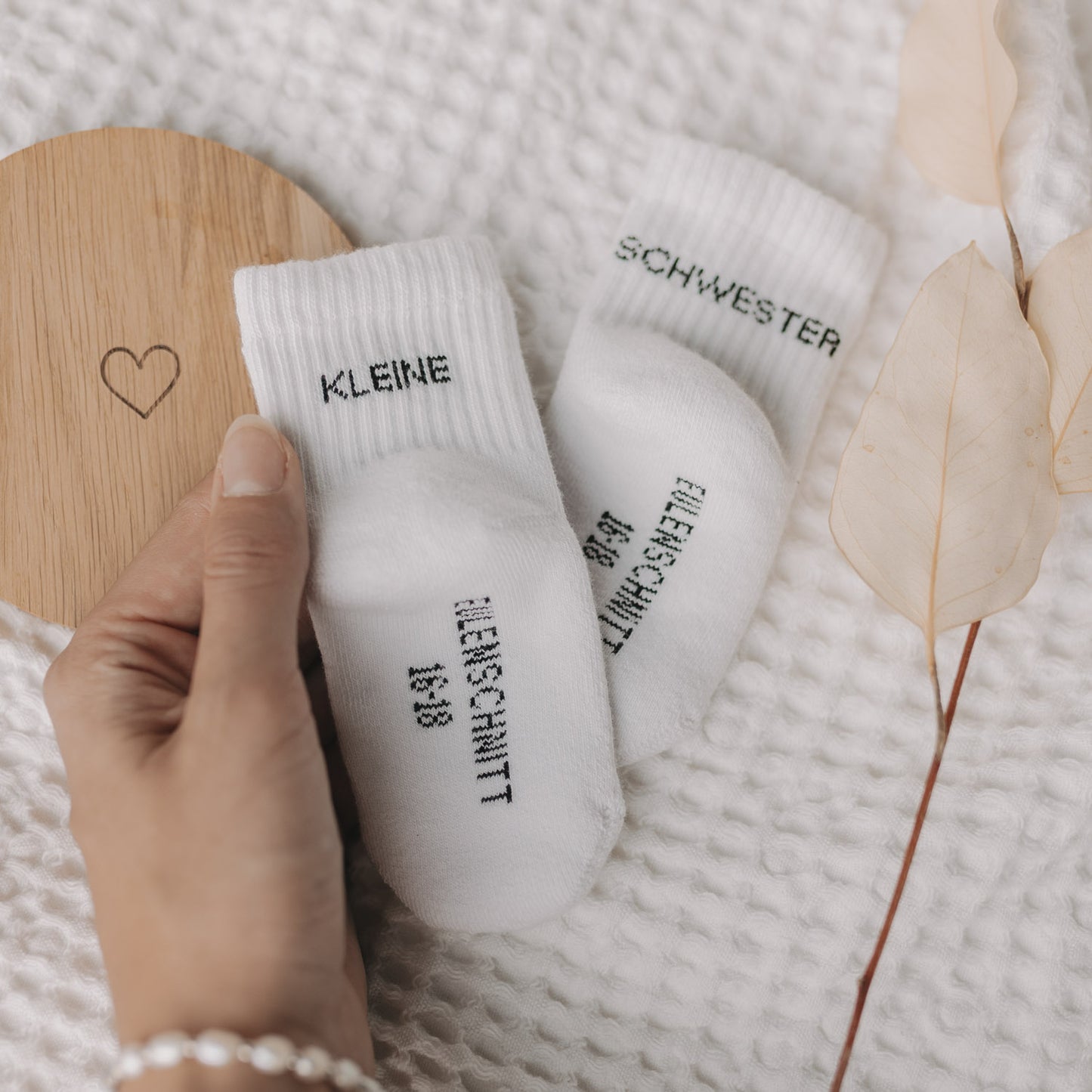 Babysocken Kleine Schwester