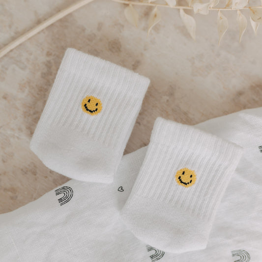 Babysocken Smiley